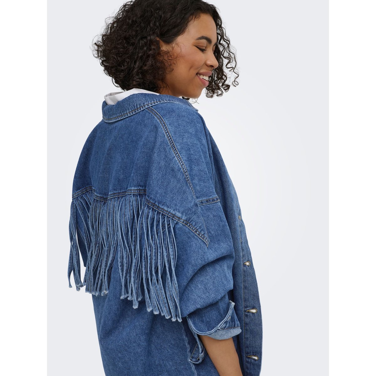 Chemise En Denim medium blue denim, ONLY CARMAKOMA