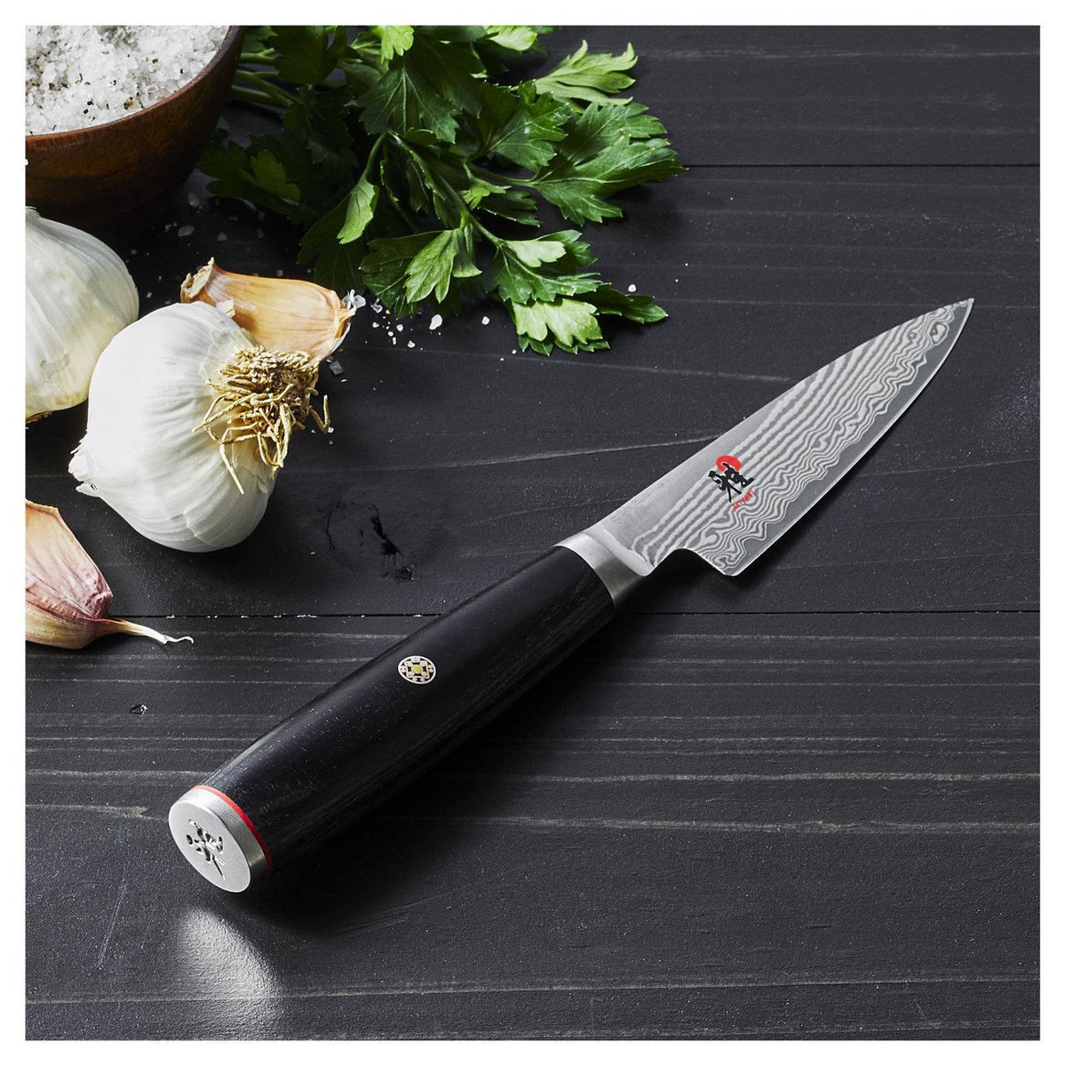Couteau Shotoh 9cm, 5000 FCD argenté, MIYABI