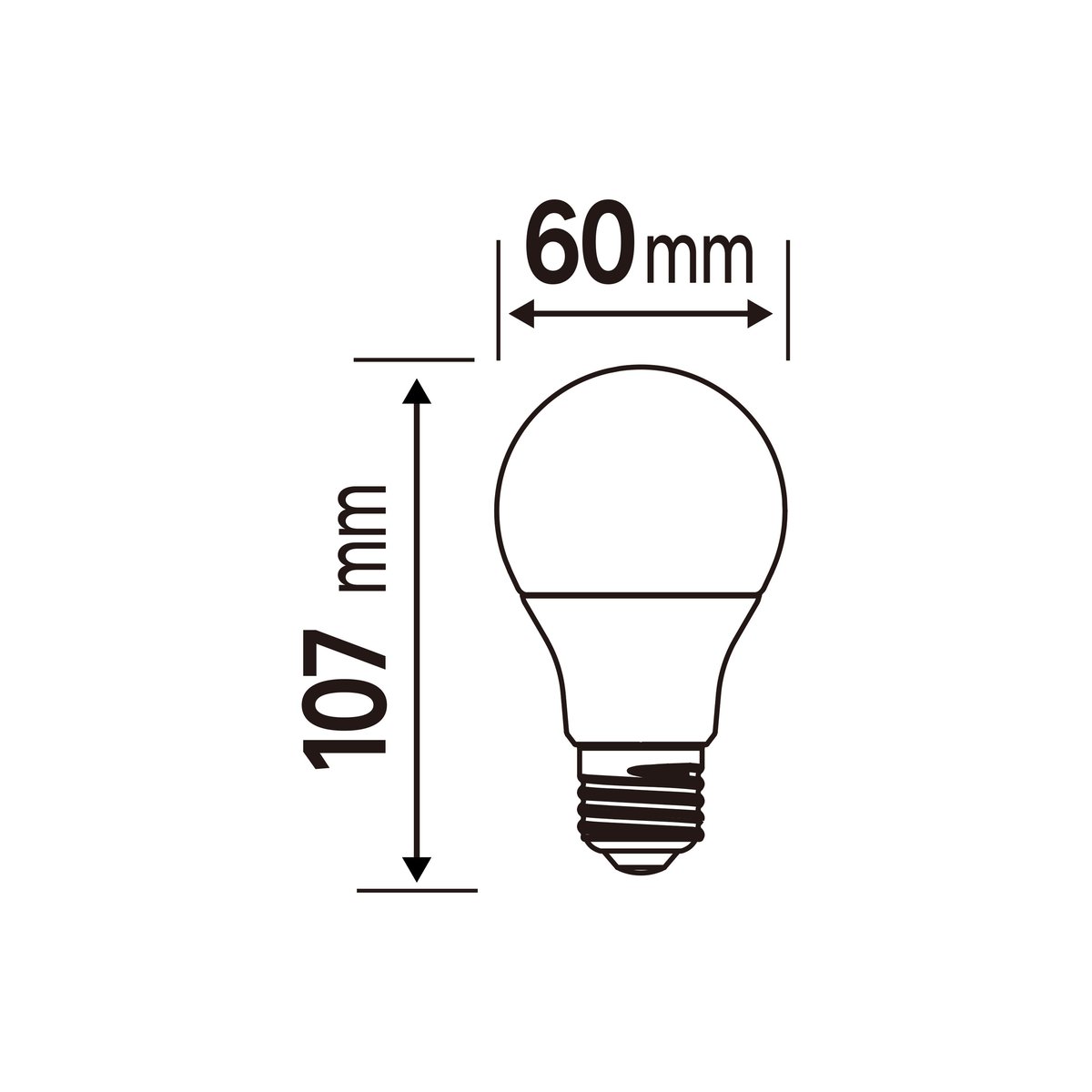 Ampoule LED opaque, LEXMAN blanc, LEXMAN
