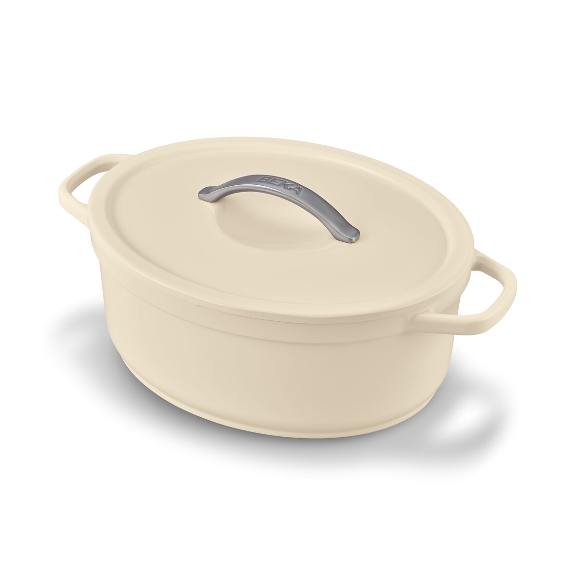 Cocotte Feder oval beige, BEKA