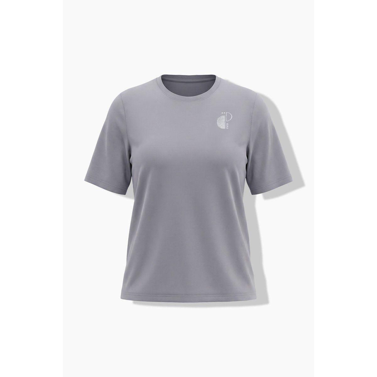 T-shirt avec broderie métallique gris, ULLA POPKEN