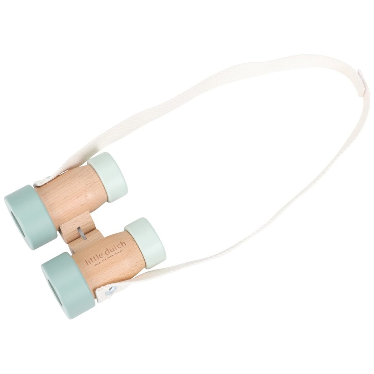 Jumelles en bois bleu, LITTLE DUTCH