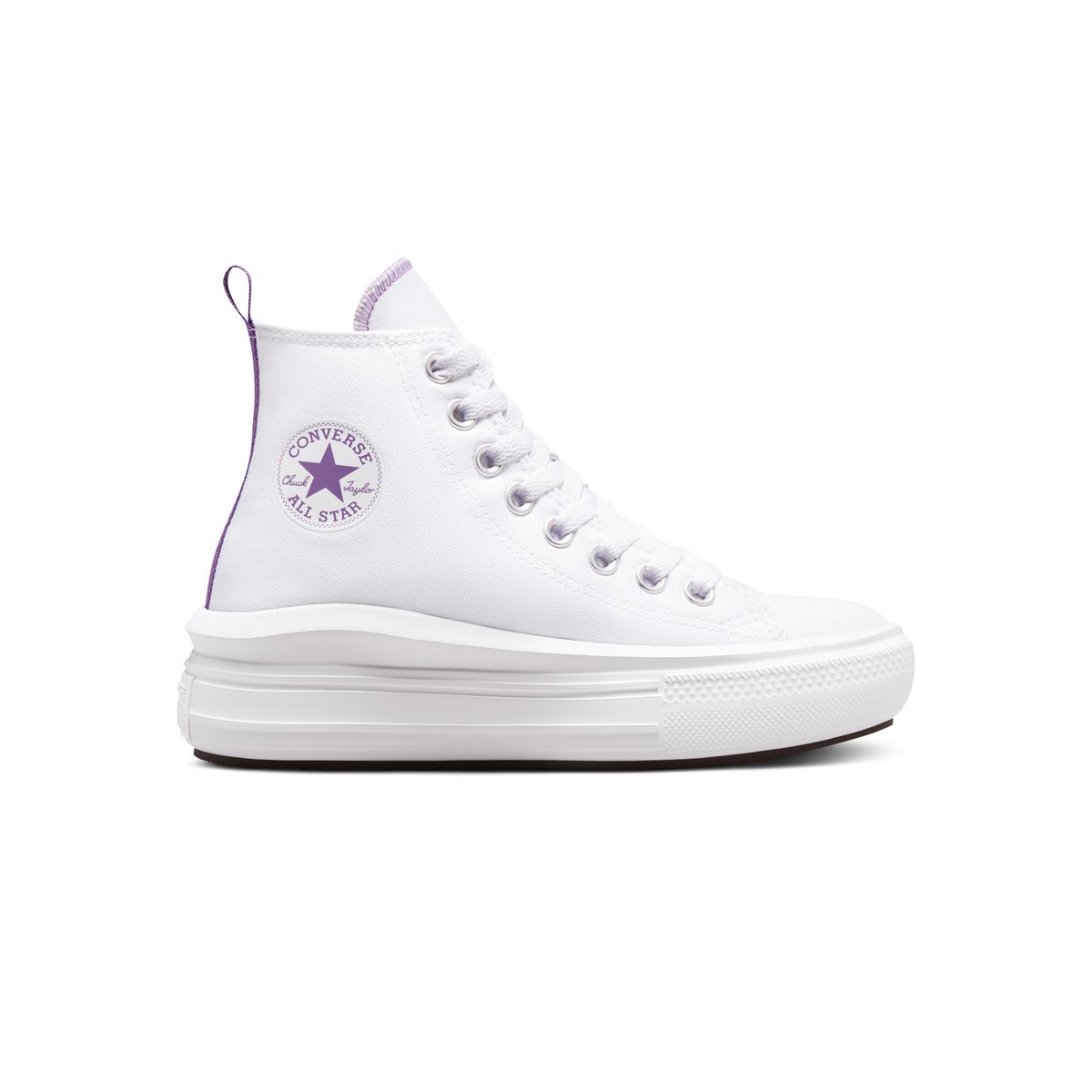 Baskets CHUCK TAYLOR ALL STAR MOVE PLATFORM CANVAS noir/noir/gris fumée foncé, CONVERSE