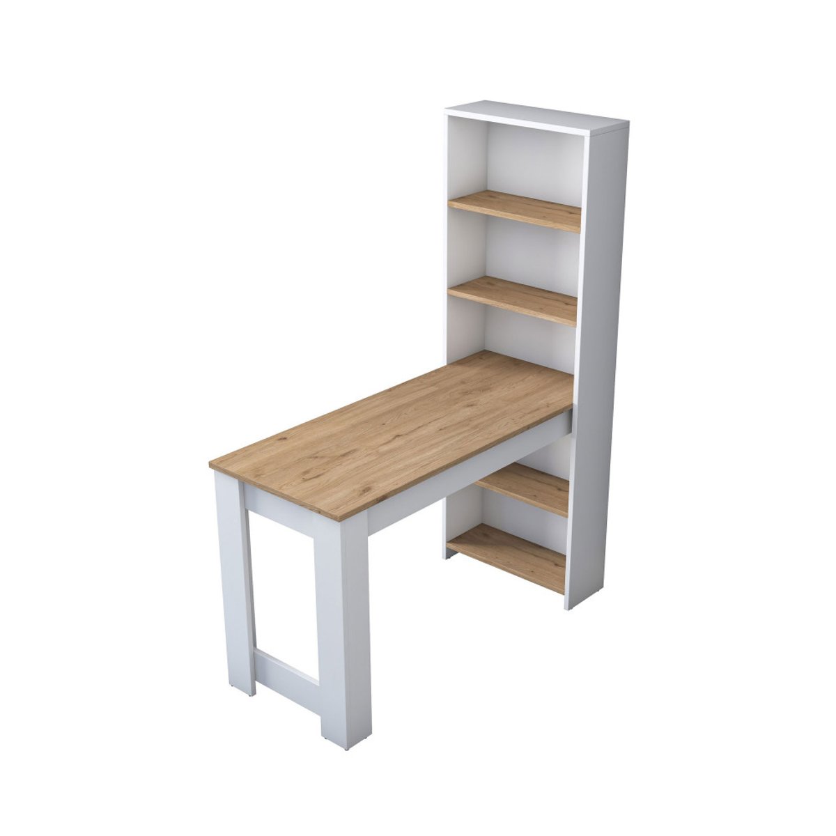 Table de manucure 4 niches L120cm- ZEA blanc, DRAWER