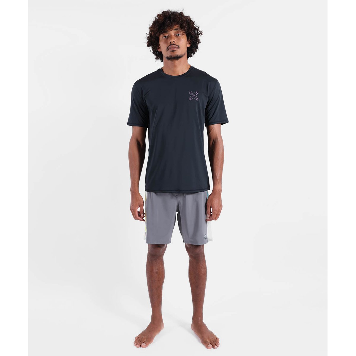 Surf tee manches courtes TEREGOR black, OXBOW