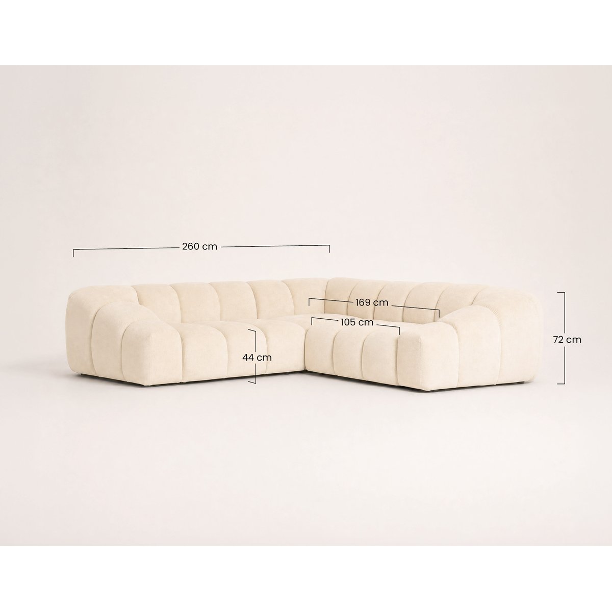 Canapé d'Angle réversible 5 places - AVA bleu, BEST MOBILIER