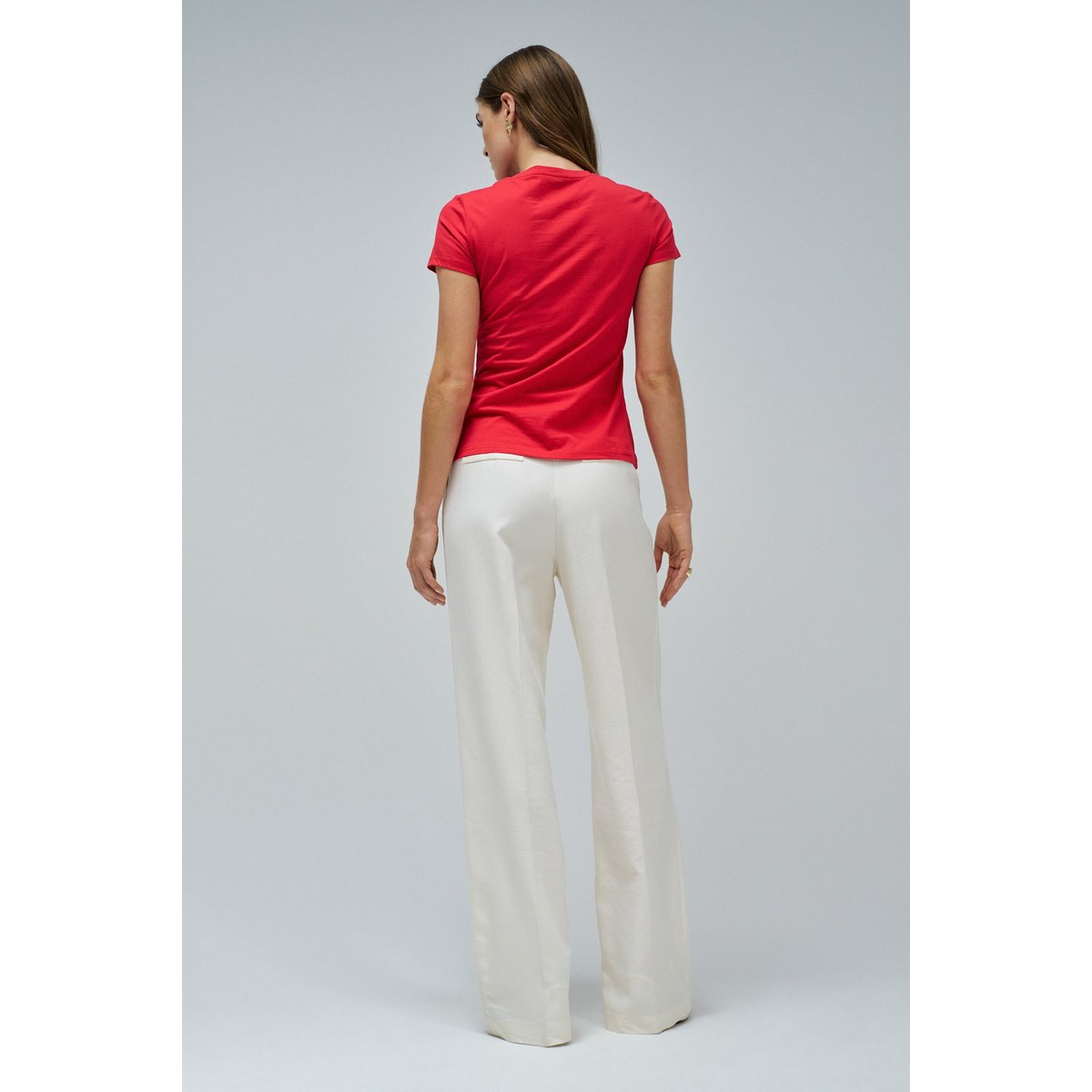 T-SHIRT AVEC BRODERIE rouge, SALSA JEANS