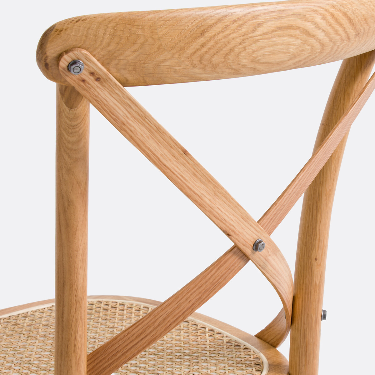 Set of 2 Cedak Oak Cross-Back Chairs oak, LA REDOUTE INTERIEURS