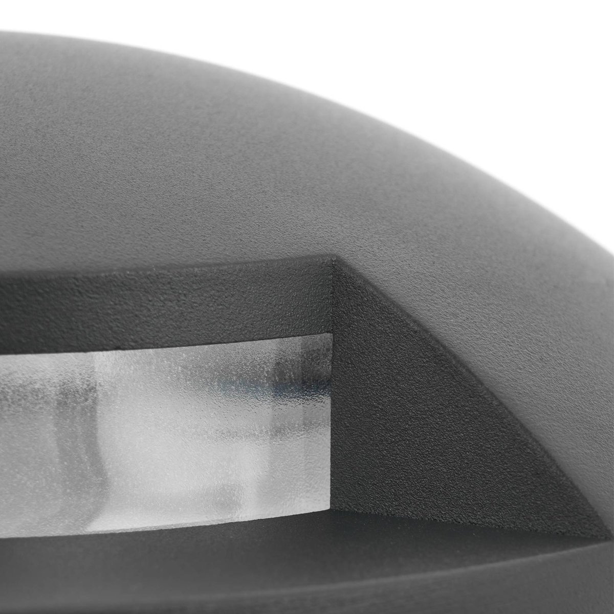 Luminaire extérieur en aluminium moderneLED gris foncé, LINDBY