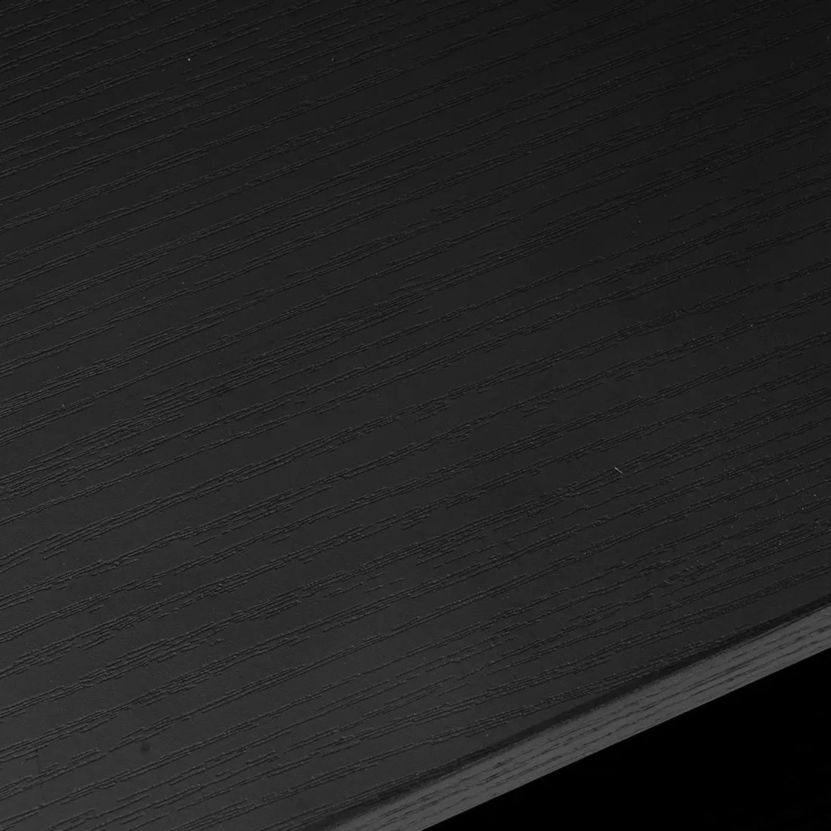 Table de chevet noire métal et corde 34x30x56cm noir, WADIGA