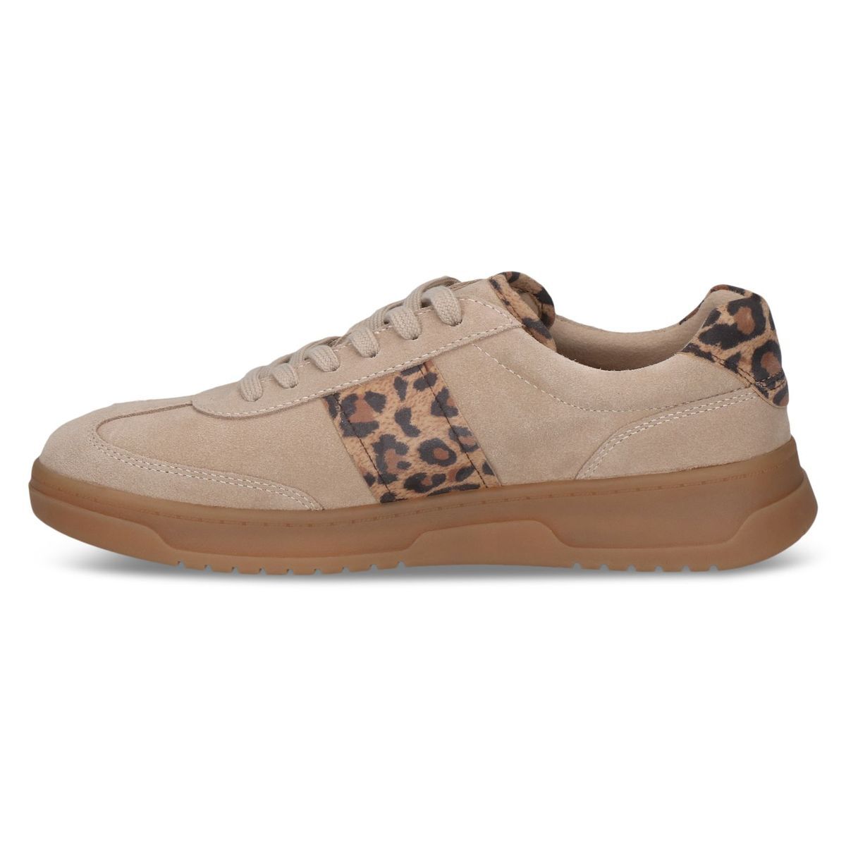 Basket en cuir marron combiné, CAPRICE
