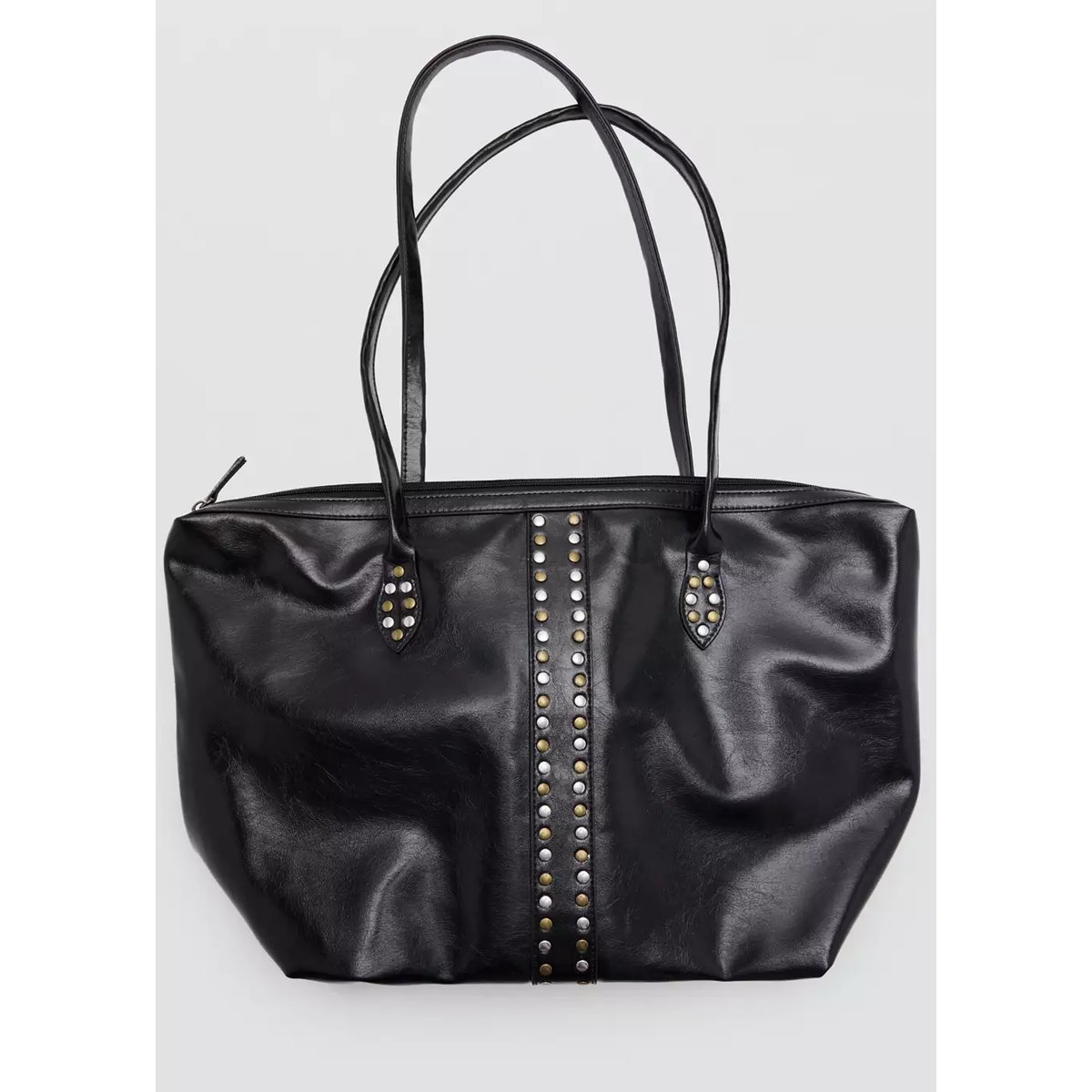 Sac cabas à clous noir, MANGO TEEN