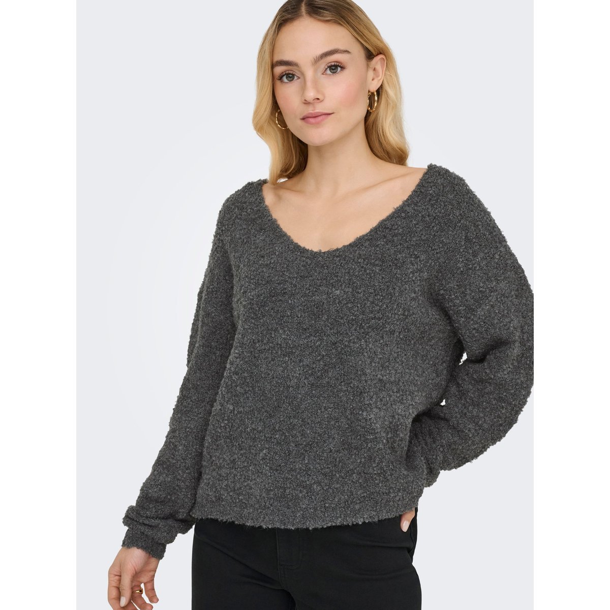 Pull En Maille dark grey melange, JDY