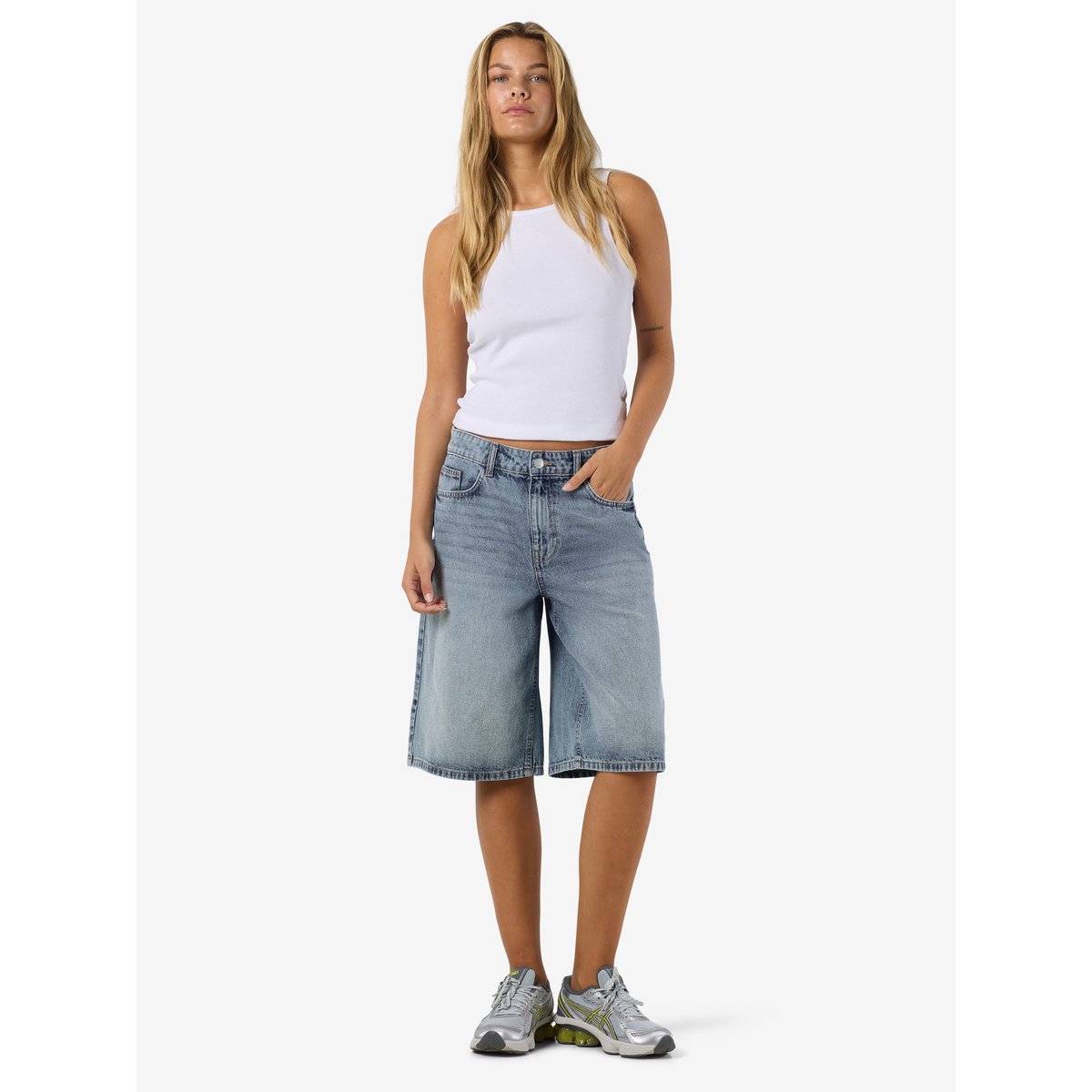 Shorts En Jean light blue denim, NOISY MAY