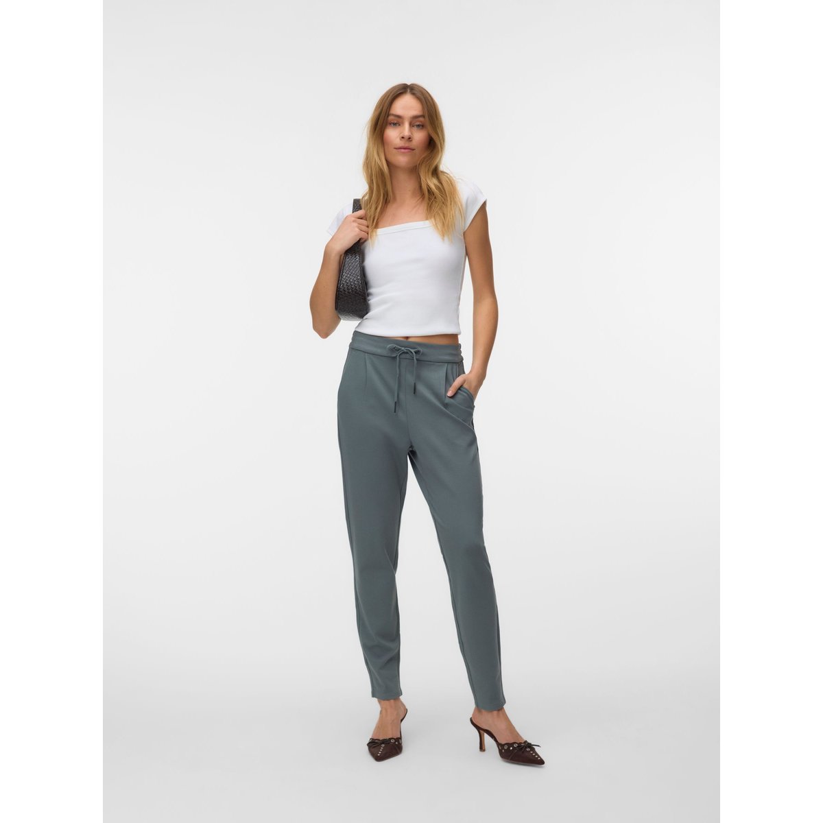 Pantalon balsam green, VERO MODA