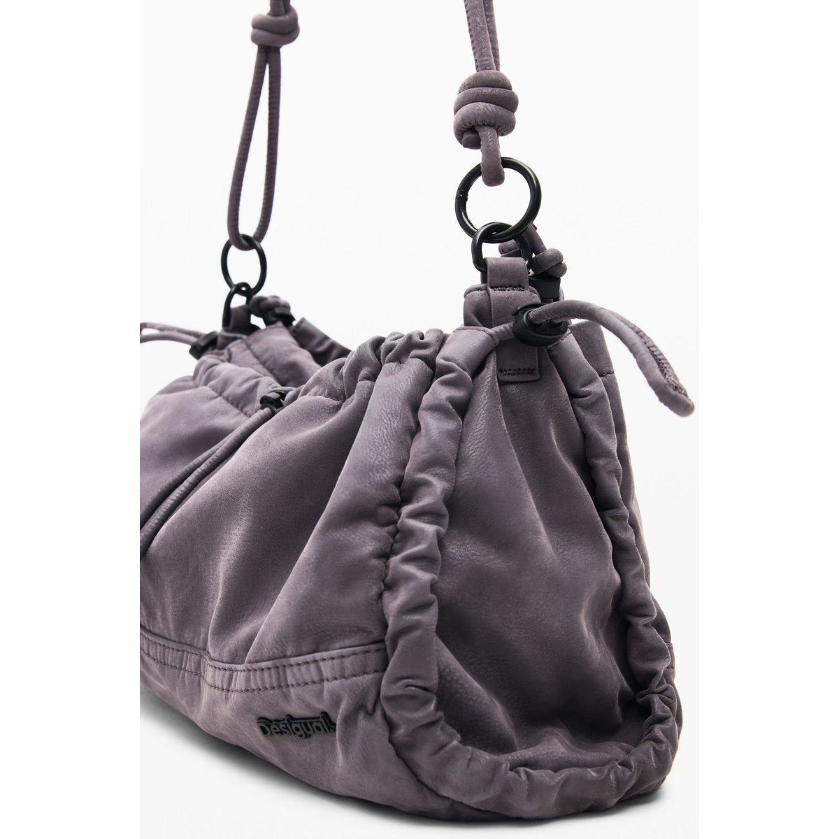 Sac moyen en denim noir, DESIGUAL