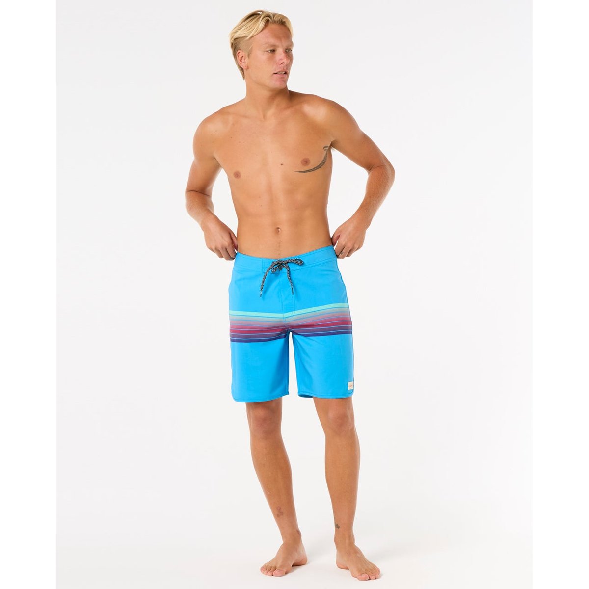 Boardshort MIRAGE SURF REVIVAL blue paint, RIP CURL