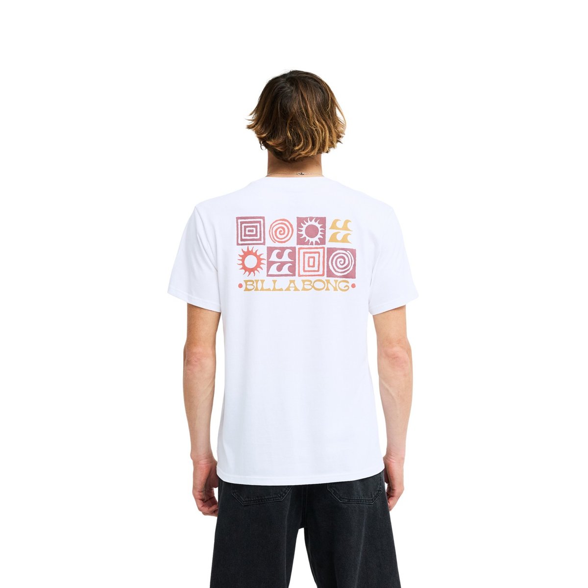 T shirt manches courtes SEGMENT blanc white, BILLABONG