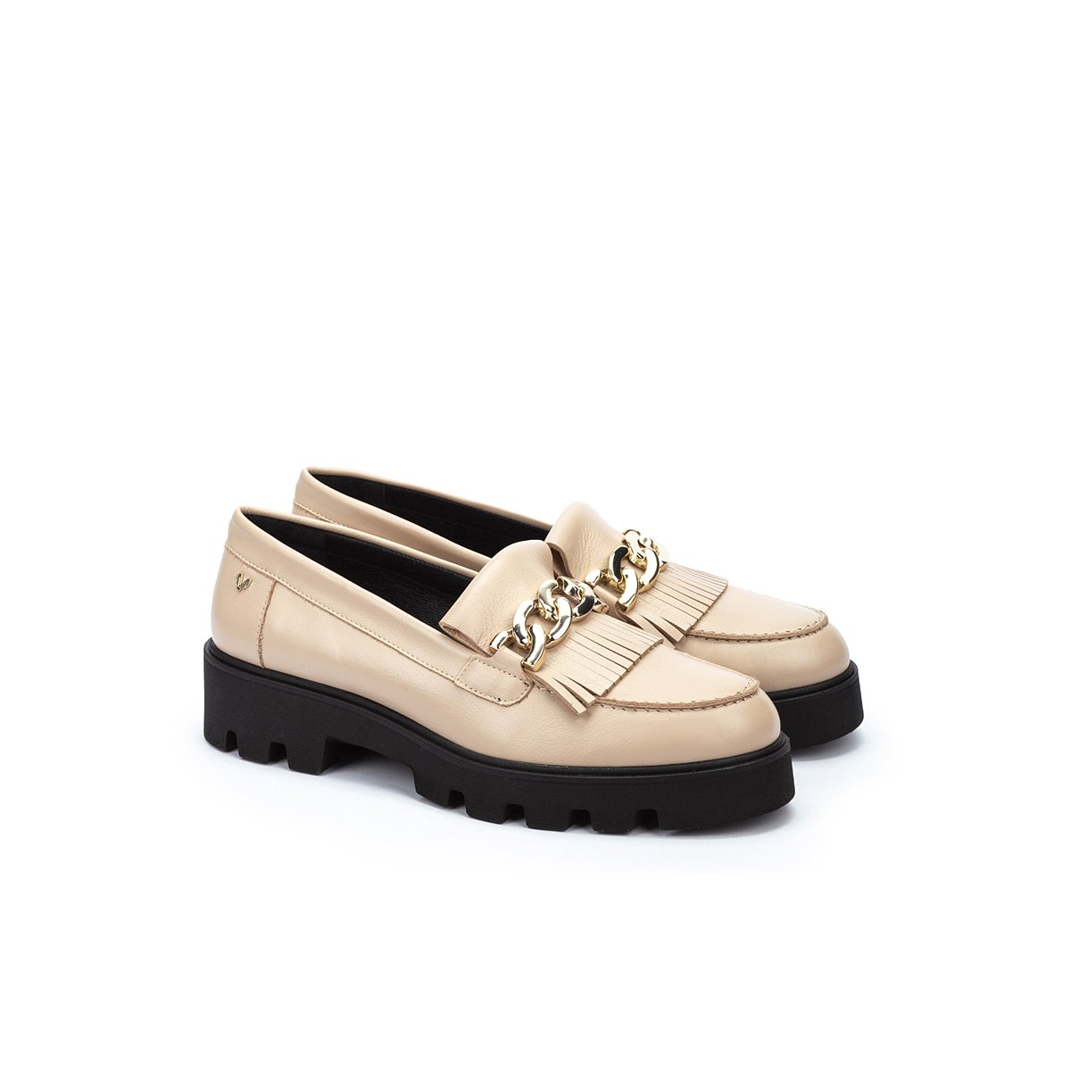 Mocassins cuir Hermosilla stone, MARTINELLI