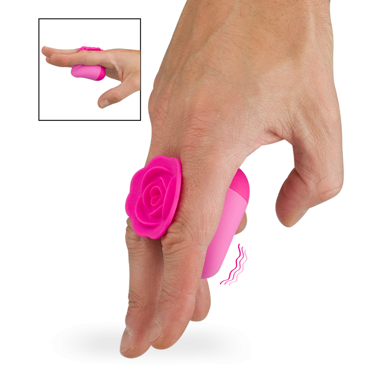 Stimulateur clitoridien vibrant Bunnyzz rose, LOVE AND VIBES