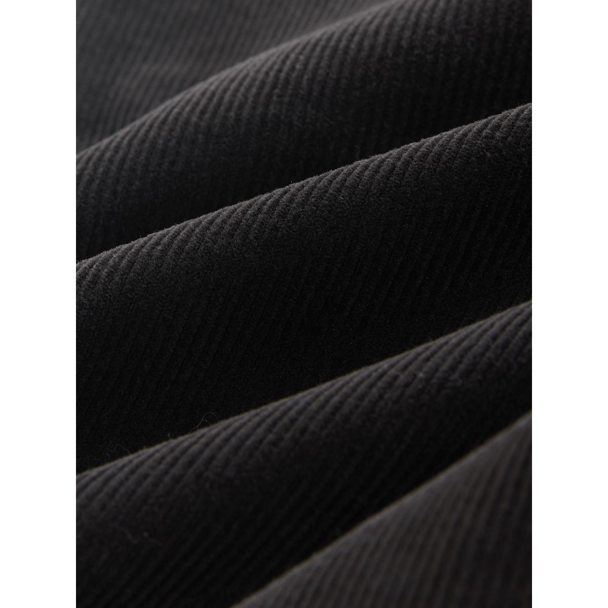 Pantalon large en velours côtelé noir, NEXT