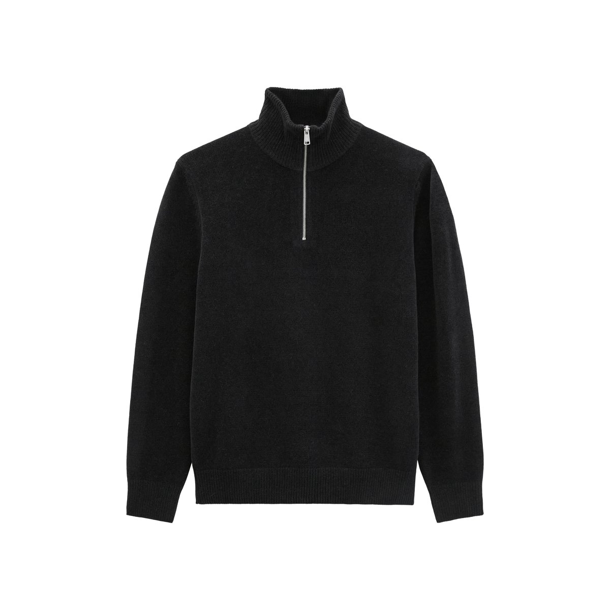 Troyer régulier en chenille fine noir, MARC O'POLO