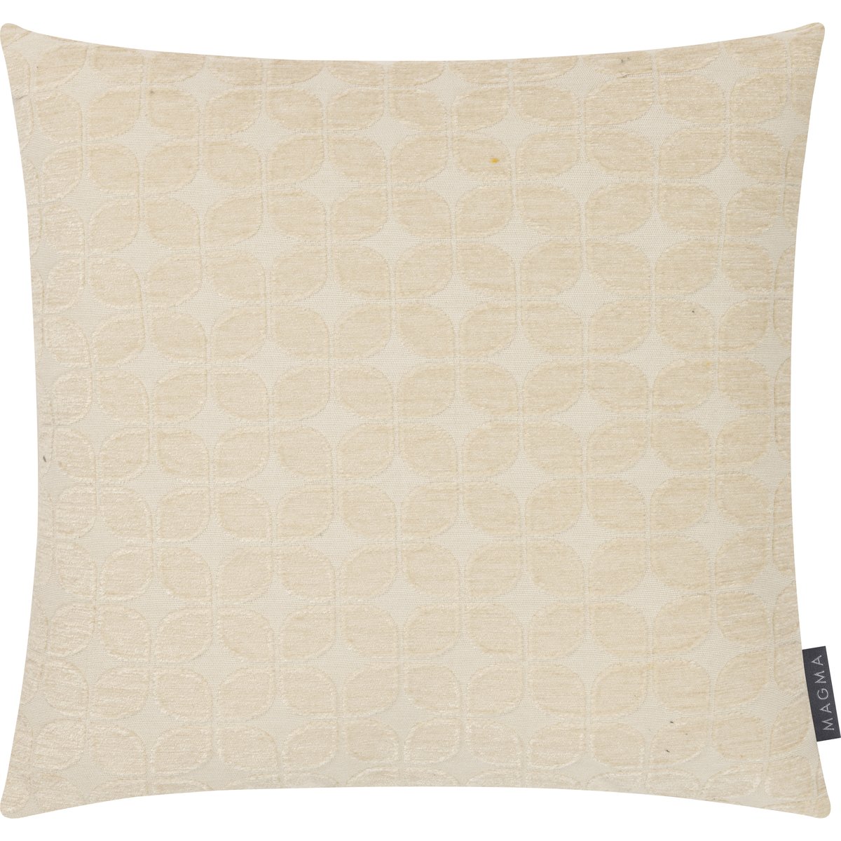 Lot de 2 housses de coussin jacquard velours JAVA beige naturel, MAGMA HEIMTEX