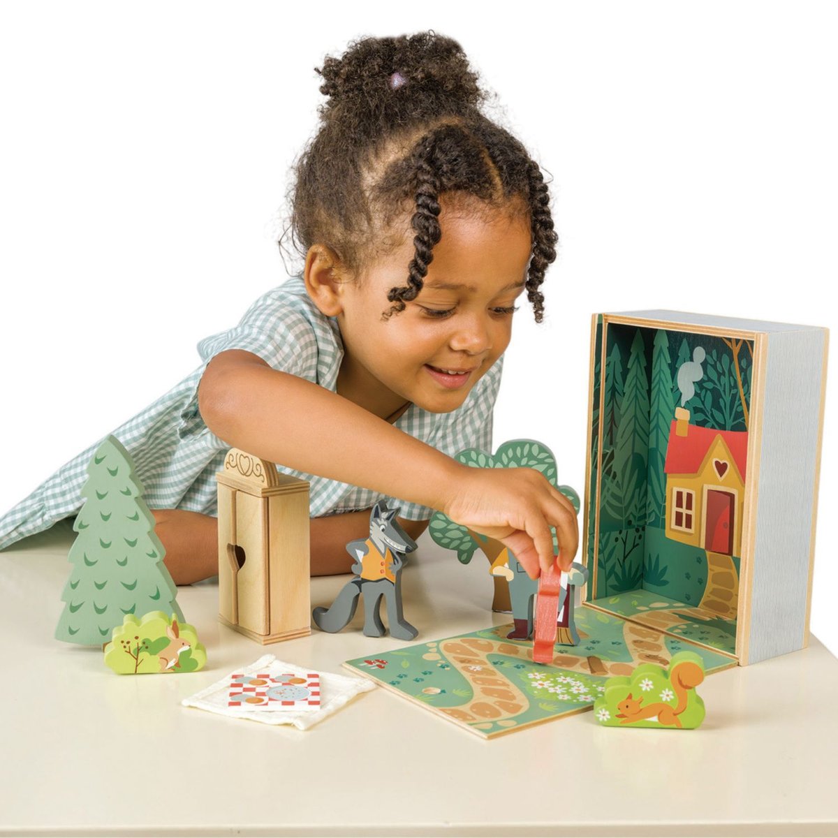 Coffret Le Petit Chaperon Rouge multicolore, TENDER LEAF TOYS