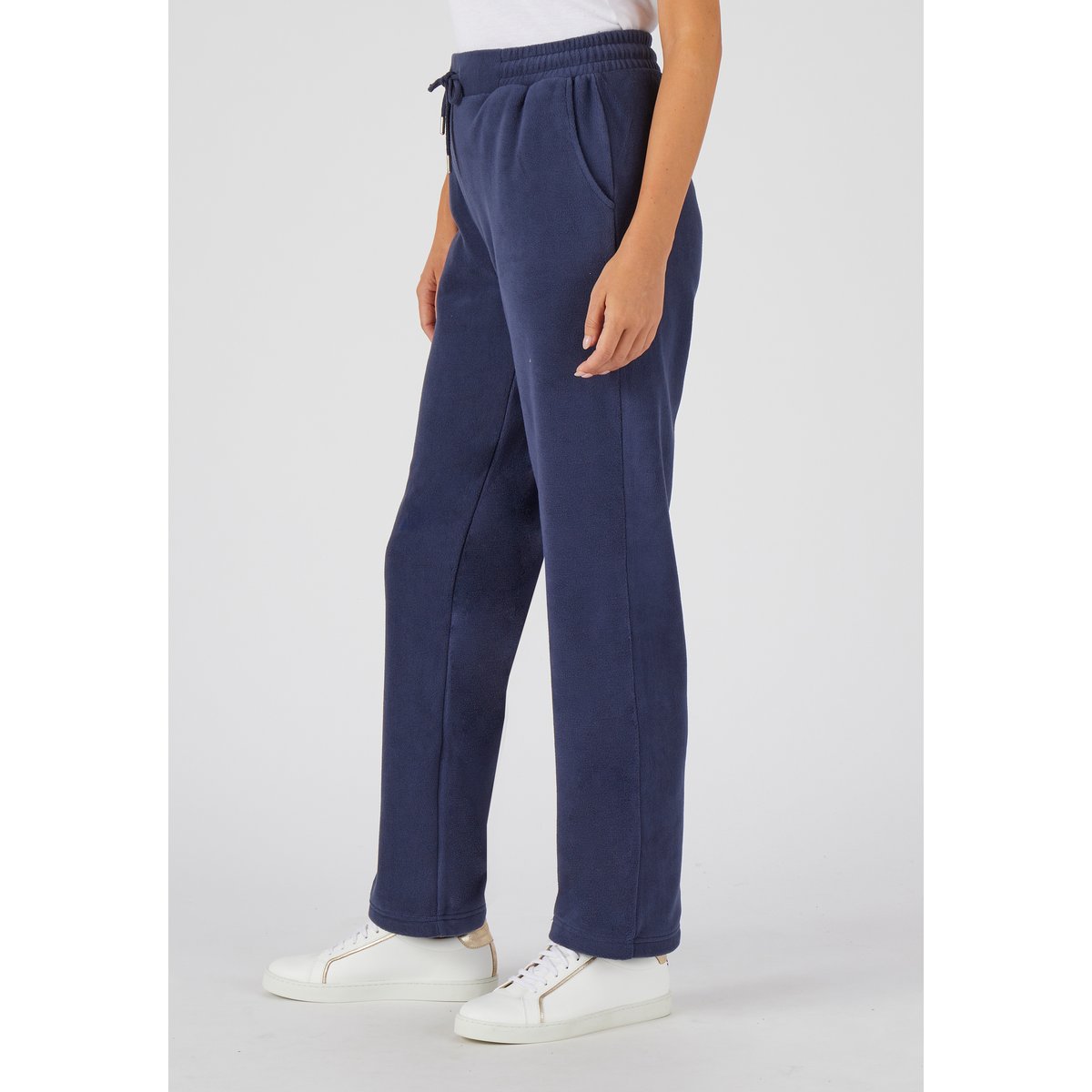 Pantalon en maille polaire Thermolactyl bleu marine, DAMART