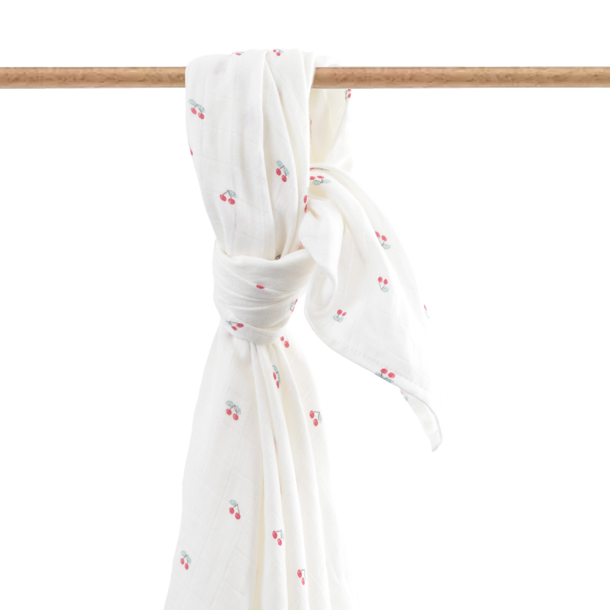 Maxi-lange coton bio CERISE ecru, LITTLE CREVETTE