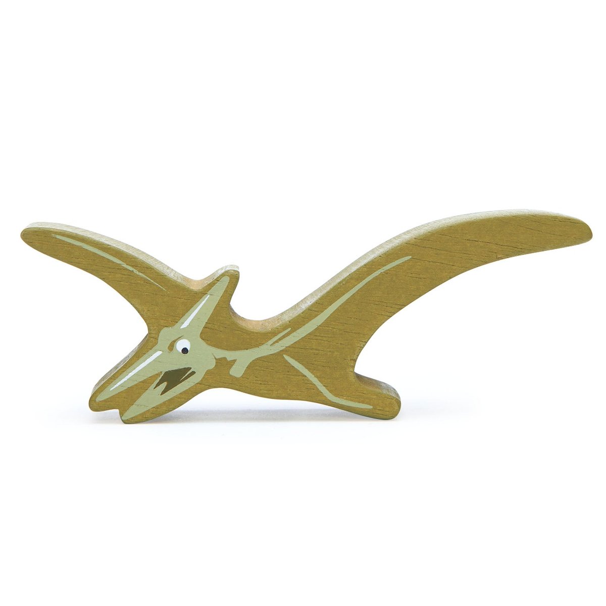 Figurine Ptérodactyle en bois marron, TENDER LEAF TOYS