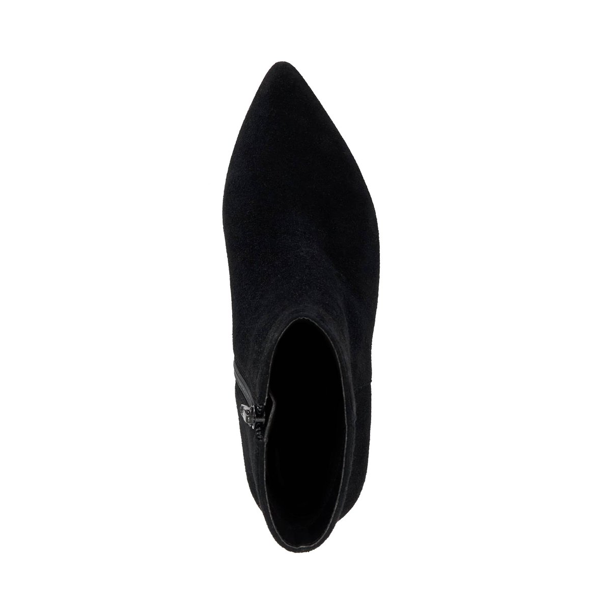 Bottes ajustées en daim à talon bobine - OMIRA black-suede, DUNE LONDON