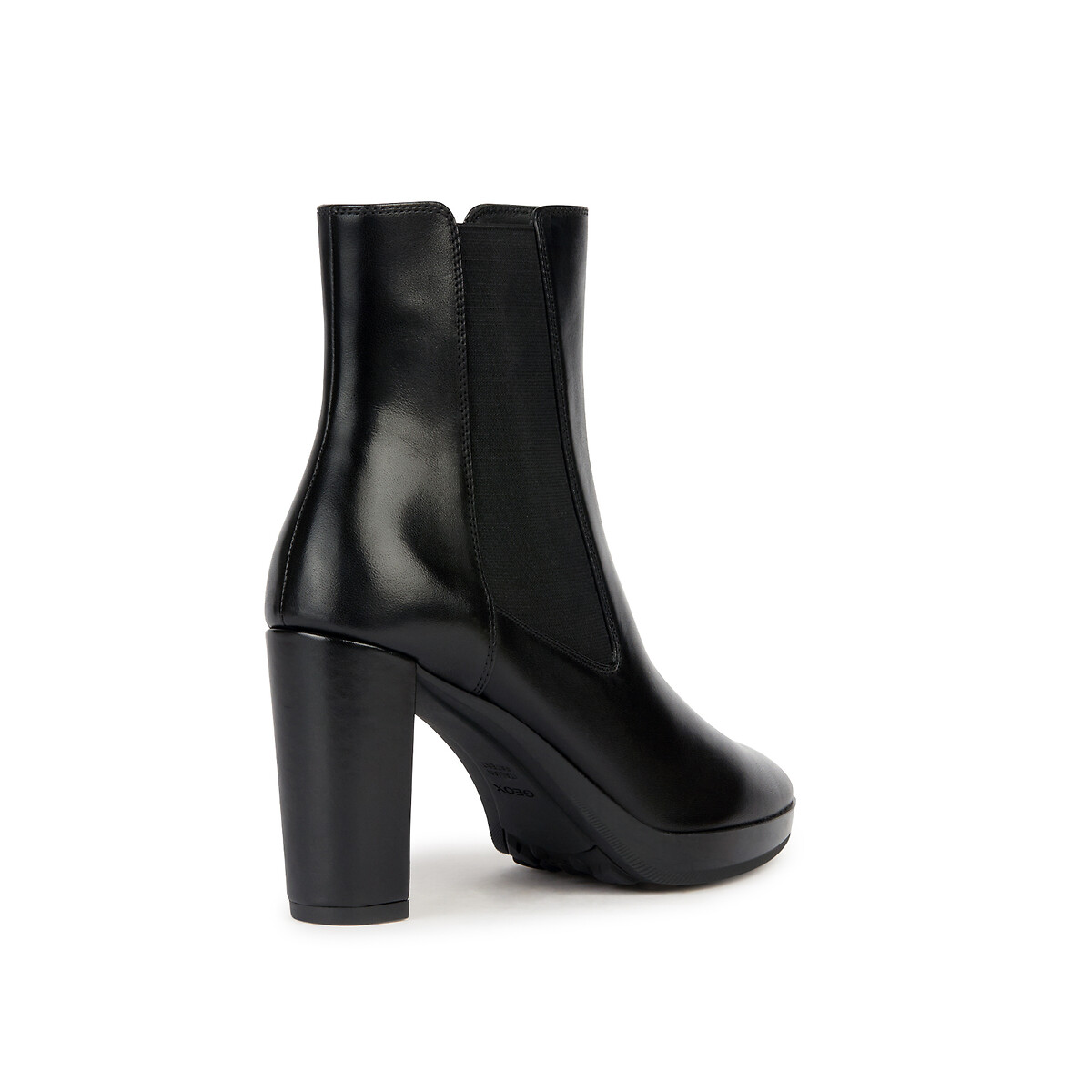 Bottines élastiquées à talon Walk Pleasure noir, GEOX