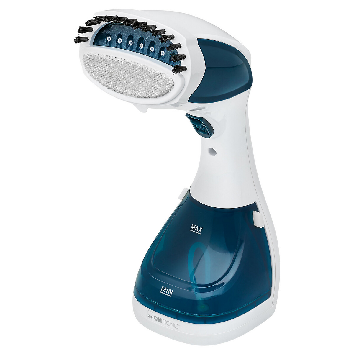Escova de engomar a vapor 2 em 1, 1100W, da Clatronic branco, CLATRONIC