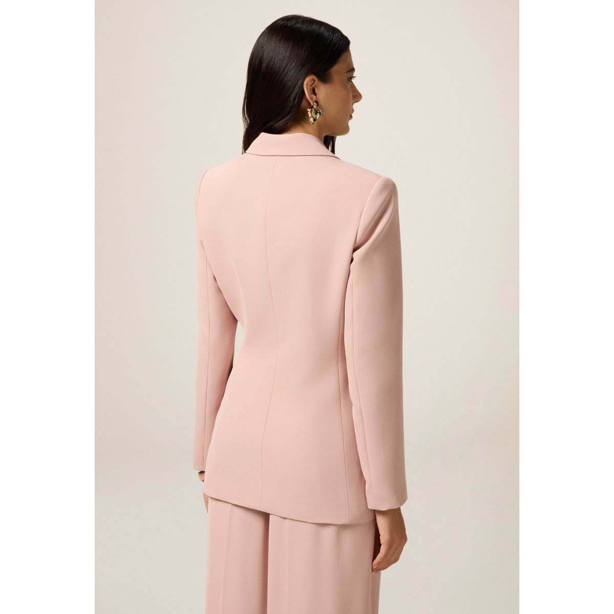 Blazer avec boucle bijou rose, OLTRE