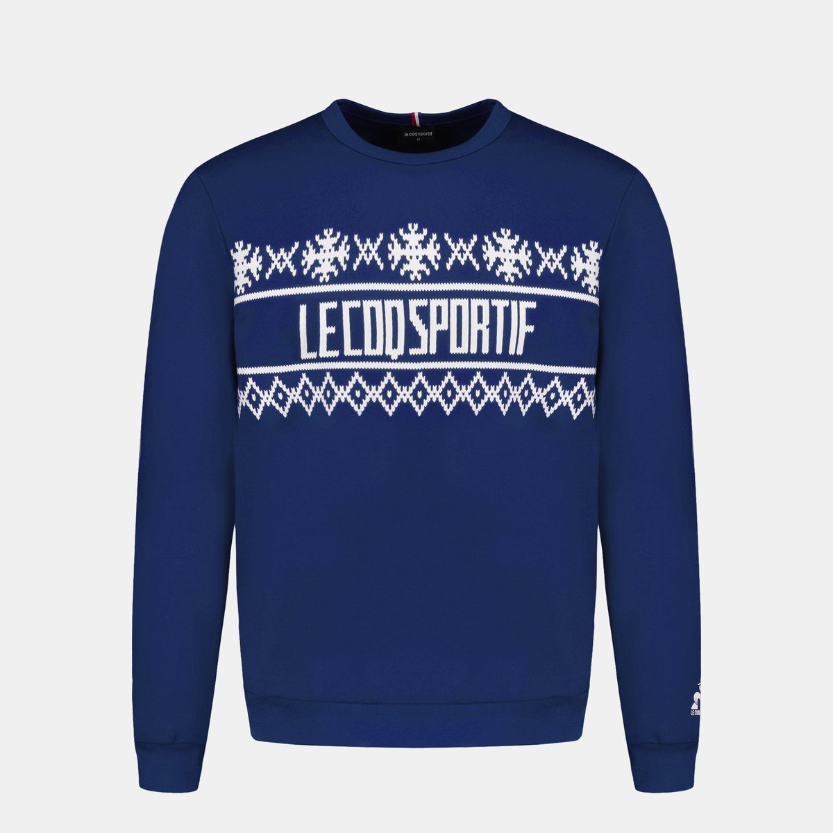 Sweat col rond NOEL bleu, LE COQ SPORTIF
