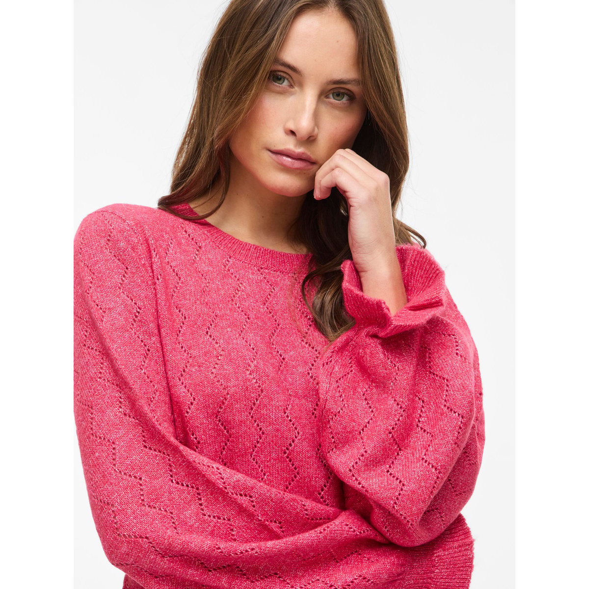 Pull En Maille violet - jazzy, VILA