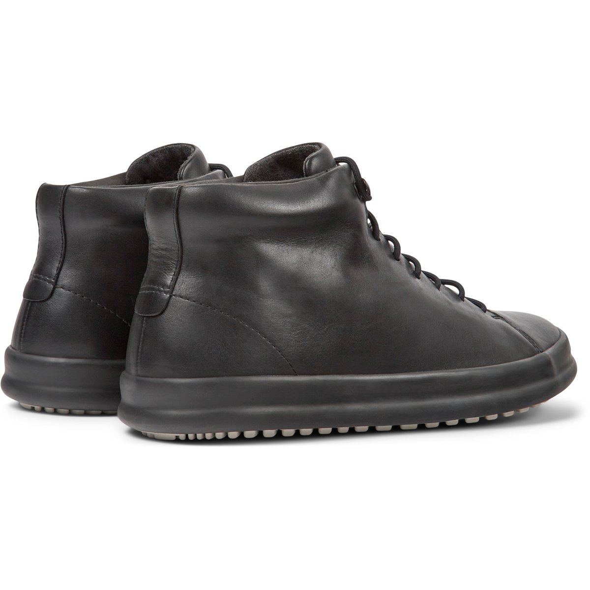 Baskets Montantes Cuir Chasis noir, CAMPER