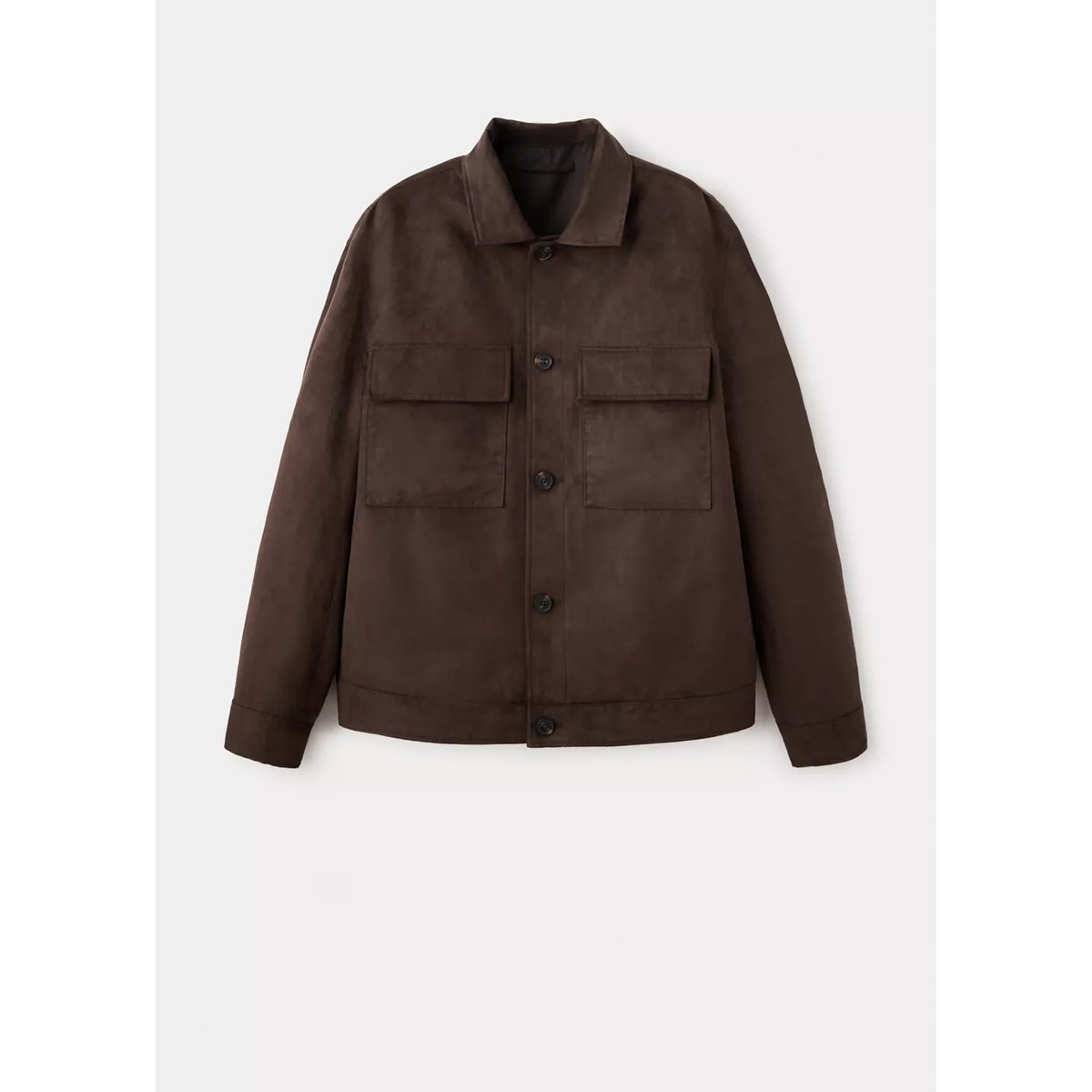 Veste effe daim poches marron, MANGO MAN