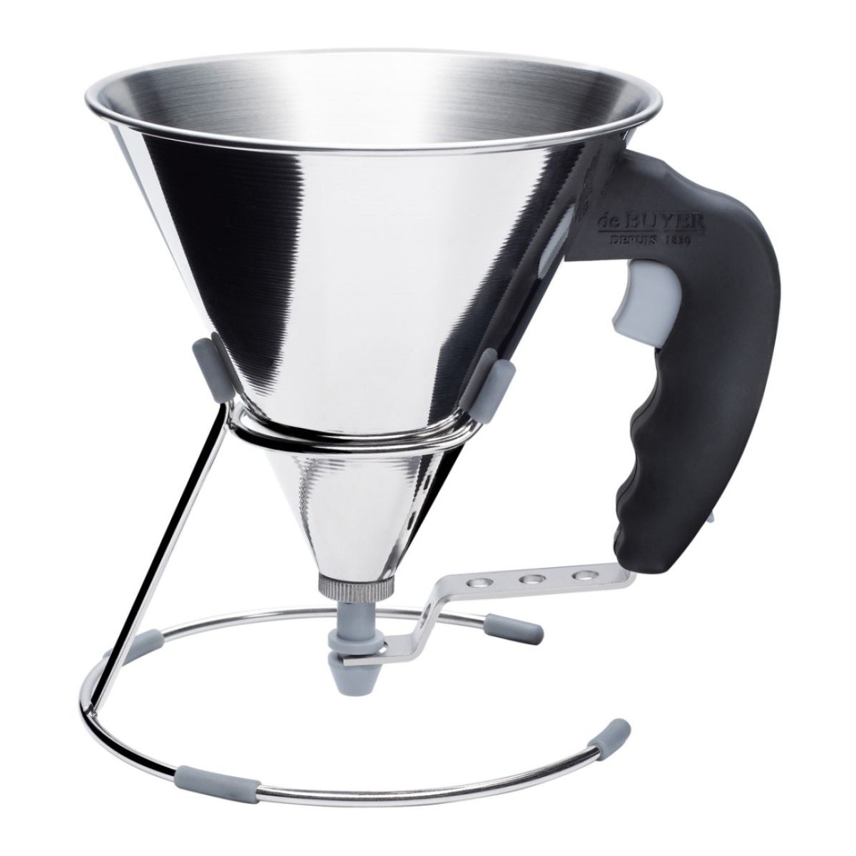 Entonnoir à piston kwik gris, DE BUYER