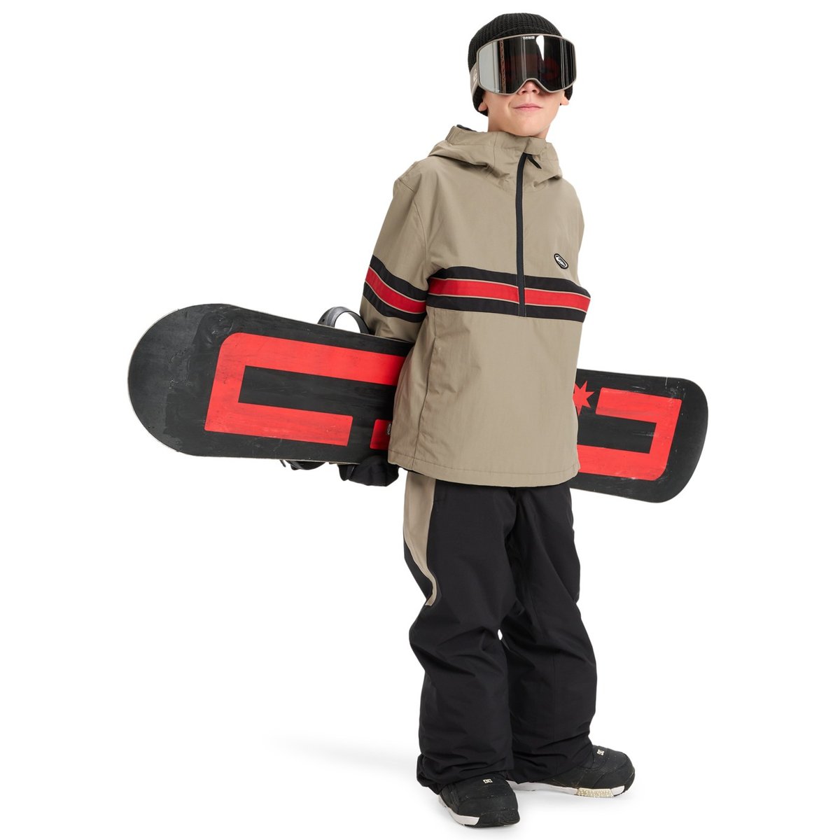 Veste de snow technique STEEZE beige fallen rock, QUIKSILVER