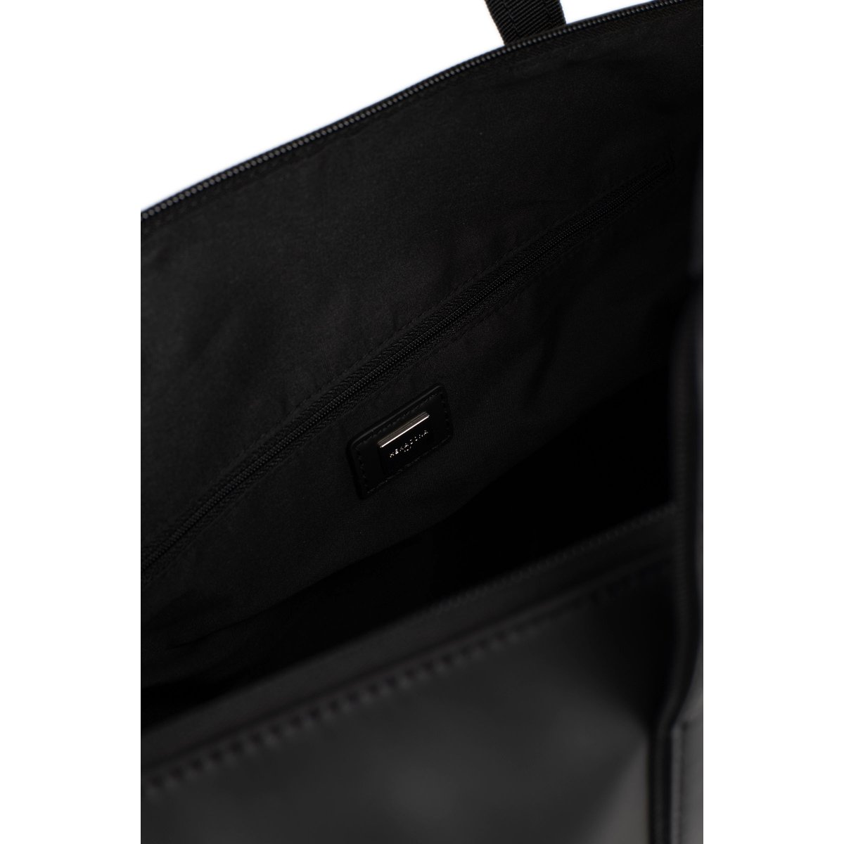 Sac cabas porté main TARA noir, HEXAGONA