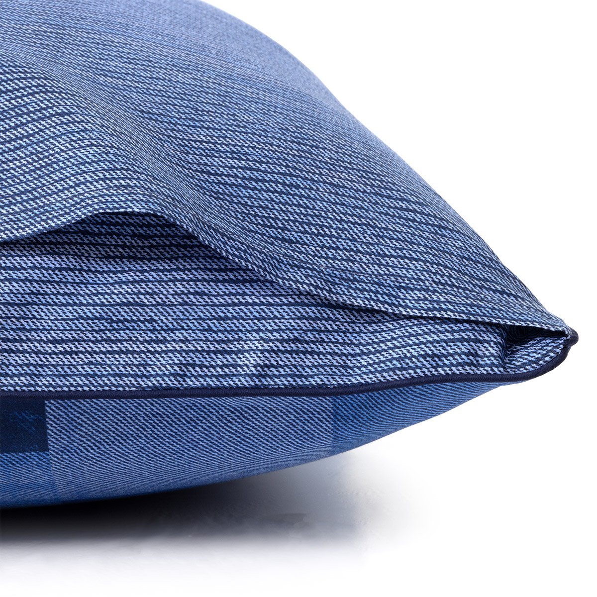 Taie d'oreiller en satin, K INDIGO multicolore, KENZO HOME