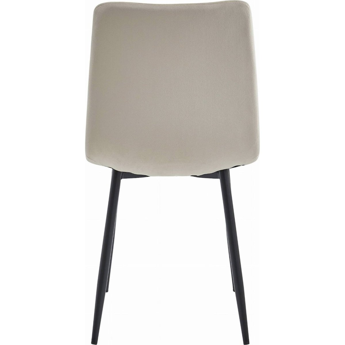 Chaise matelassée velours collection LIBRA beige velours, RECOLLECTION