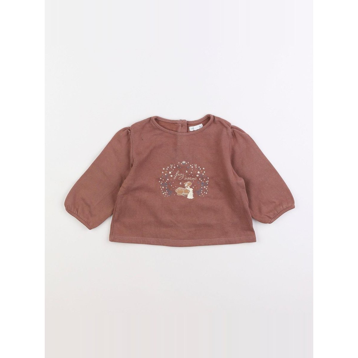 Sweat - Bon état marron, VERTBAUDET