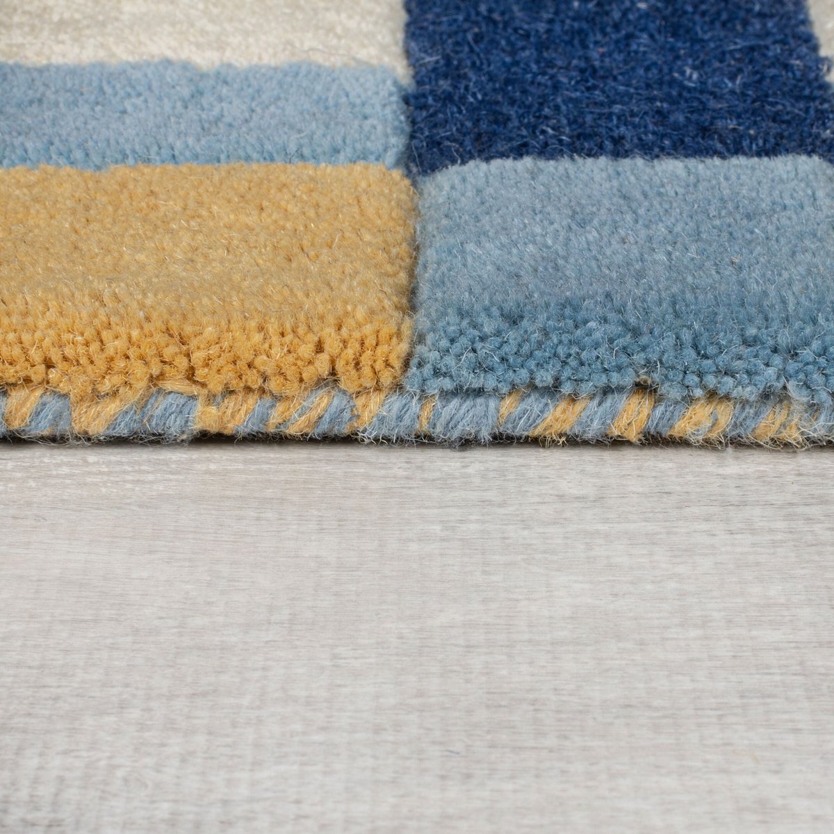 Tapis en laine KAI bleu, FLAIR RUGS
