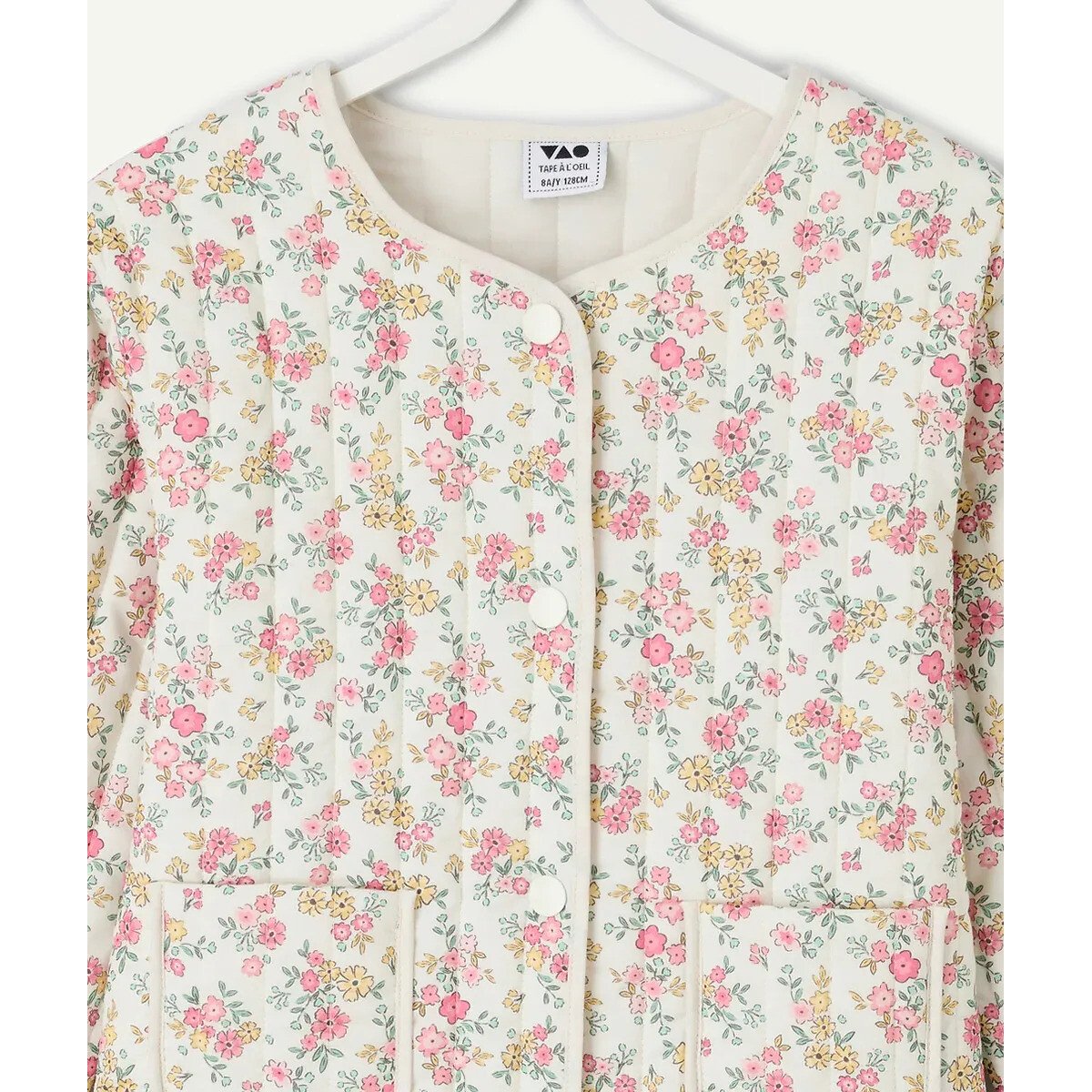 Veste matelassée imprimée imprimé fleur, TAPE A L'OEIL