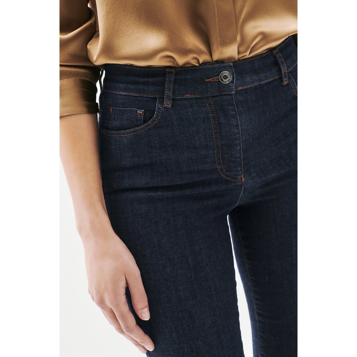 Pantalon chic décontracté CALEBB denim double stone, CAROLL
