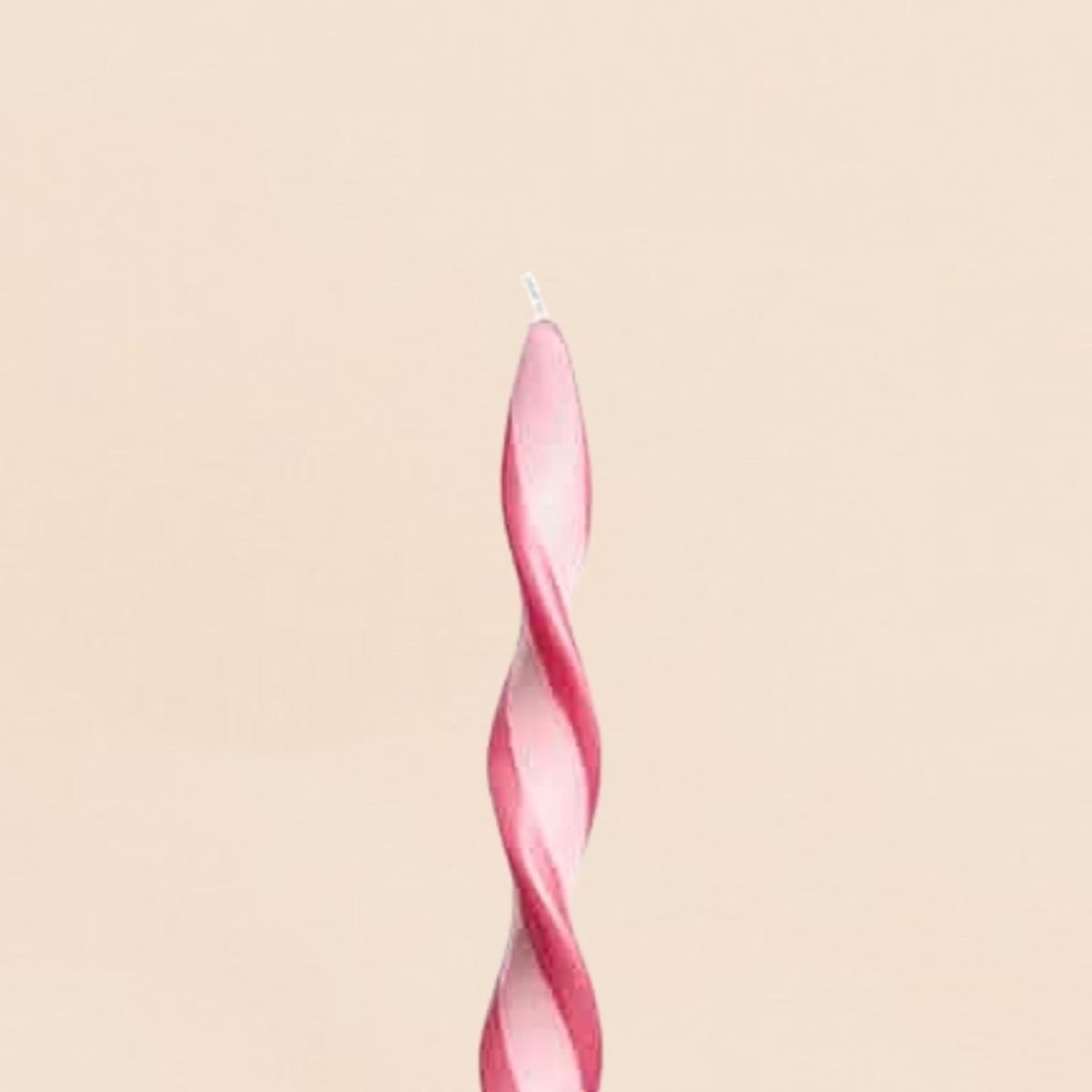 Bougie spirale bicolore 40cm rose, ORIGINALHOME
