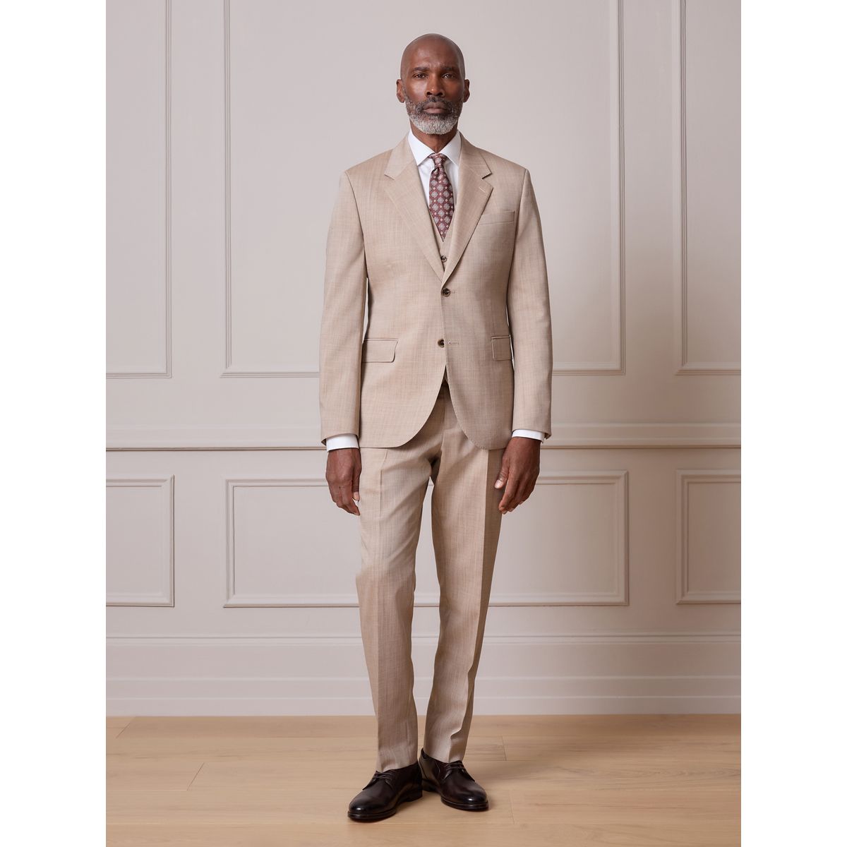 Veste de costume laine italienne Signature naturel, NEXT